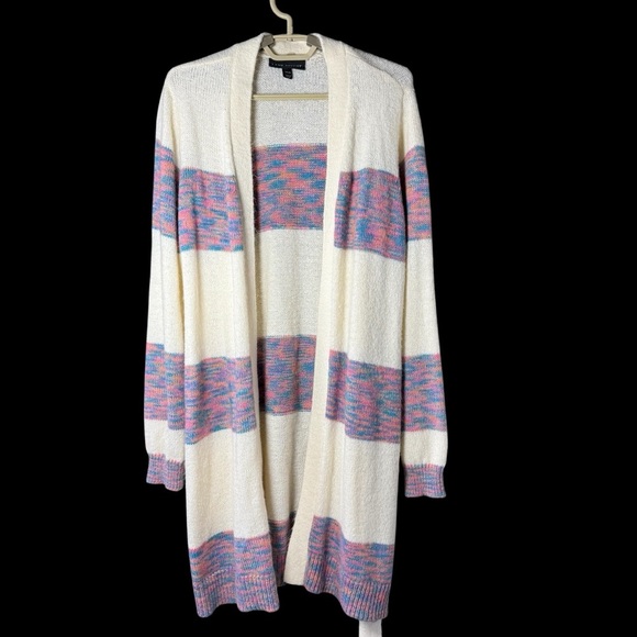 Lane Bryant 14/16 Belted Cardigan Space Dyed Knit Cottagecore Cabincore Cozy - Picture 2 of 8